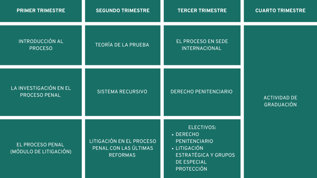 Plan de estudios